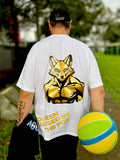 🦊 SLOANE FOX — GOLD EDITION - Premium 280gsm Heavyweight Tee — Black OR White